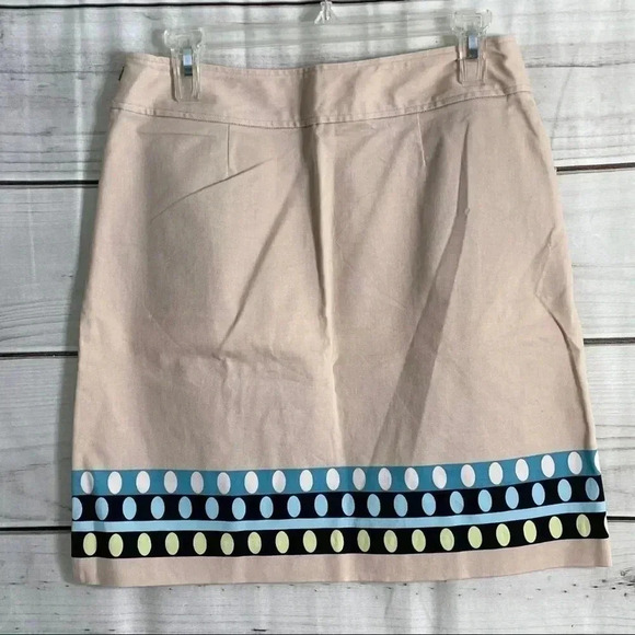 Geoffrey Beene Sport Beige Tan Stretch Skirt Sz 4 - Picture 2 of 14